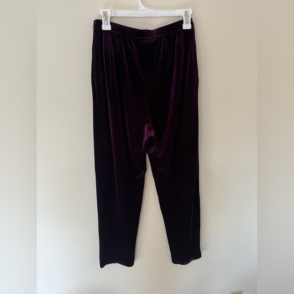 Coldwater Creek Purple Velvet Pants